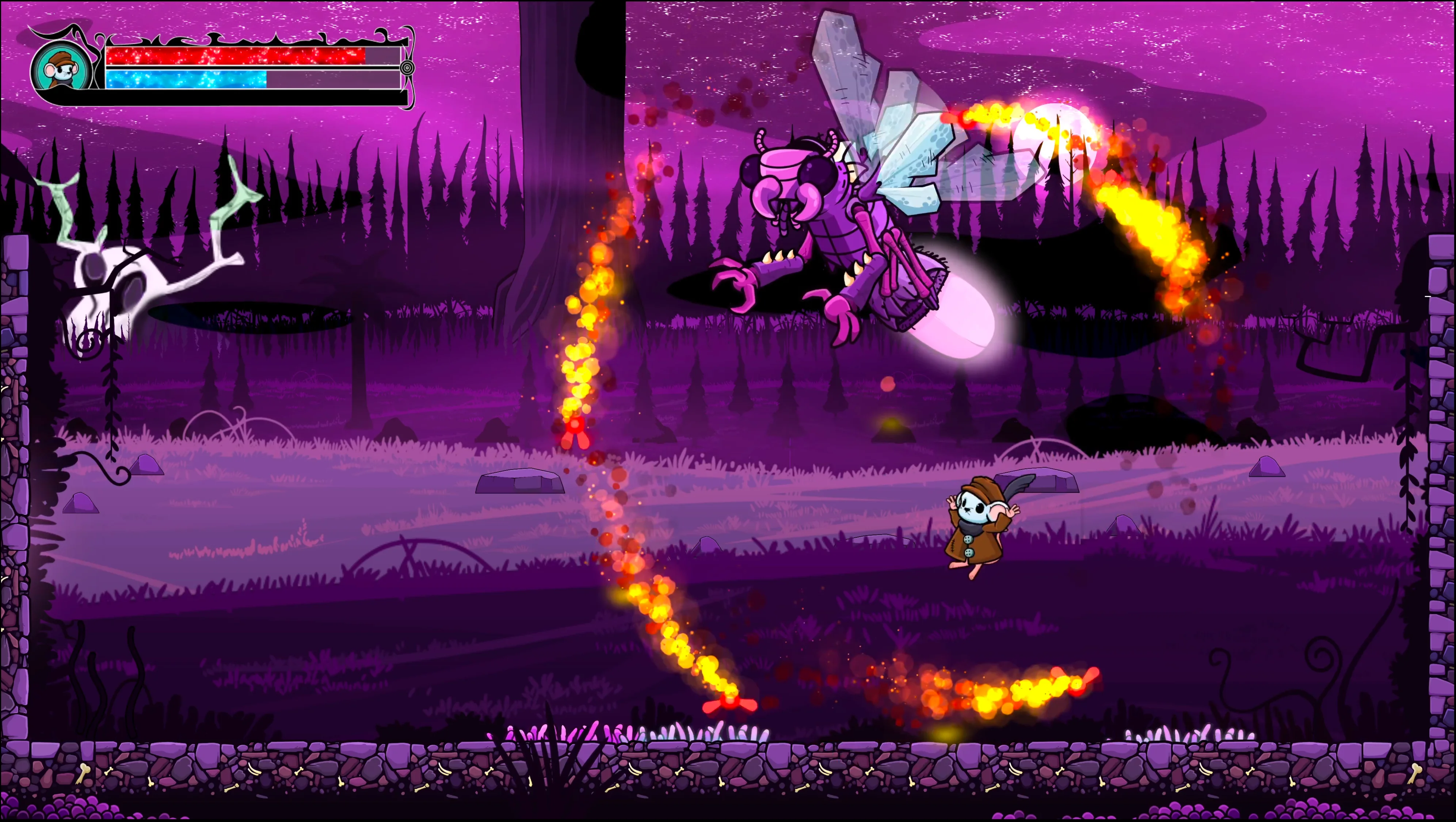 Atmospheric scene showing the Sanity System